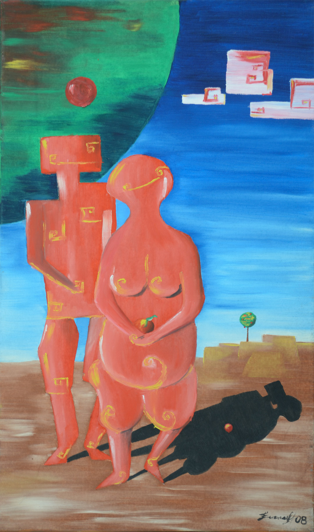 Zemansky Martin painting Adam And Eve